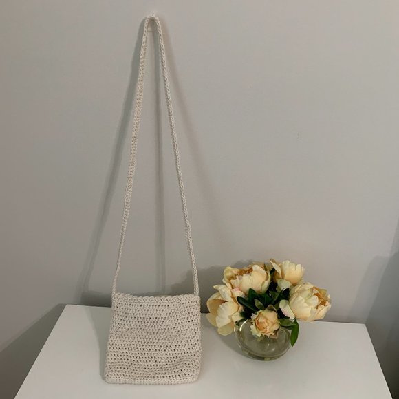 Crochet Small Messenger Bag - Picture 2 of 16